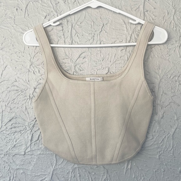 Babaton Tops - Babaton NEW with Tag Sculpt Knit Bustier Tank Size Medium